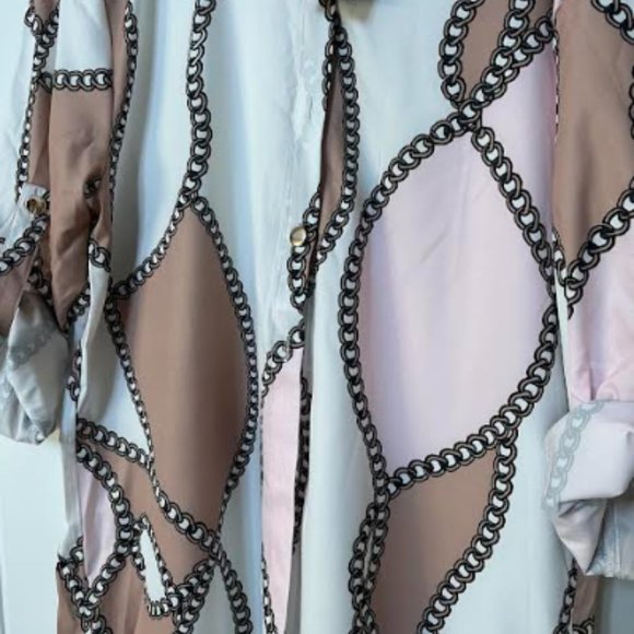 Geometrical design printed shirt/top - Picture 3 of 4